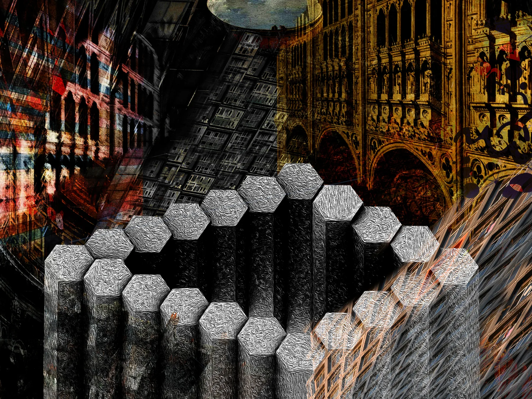 The endless stair, with a cathedral’s vault laid over it