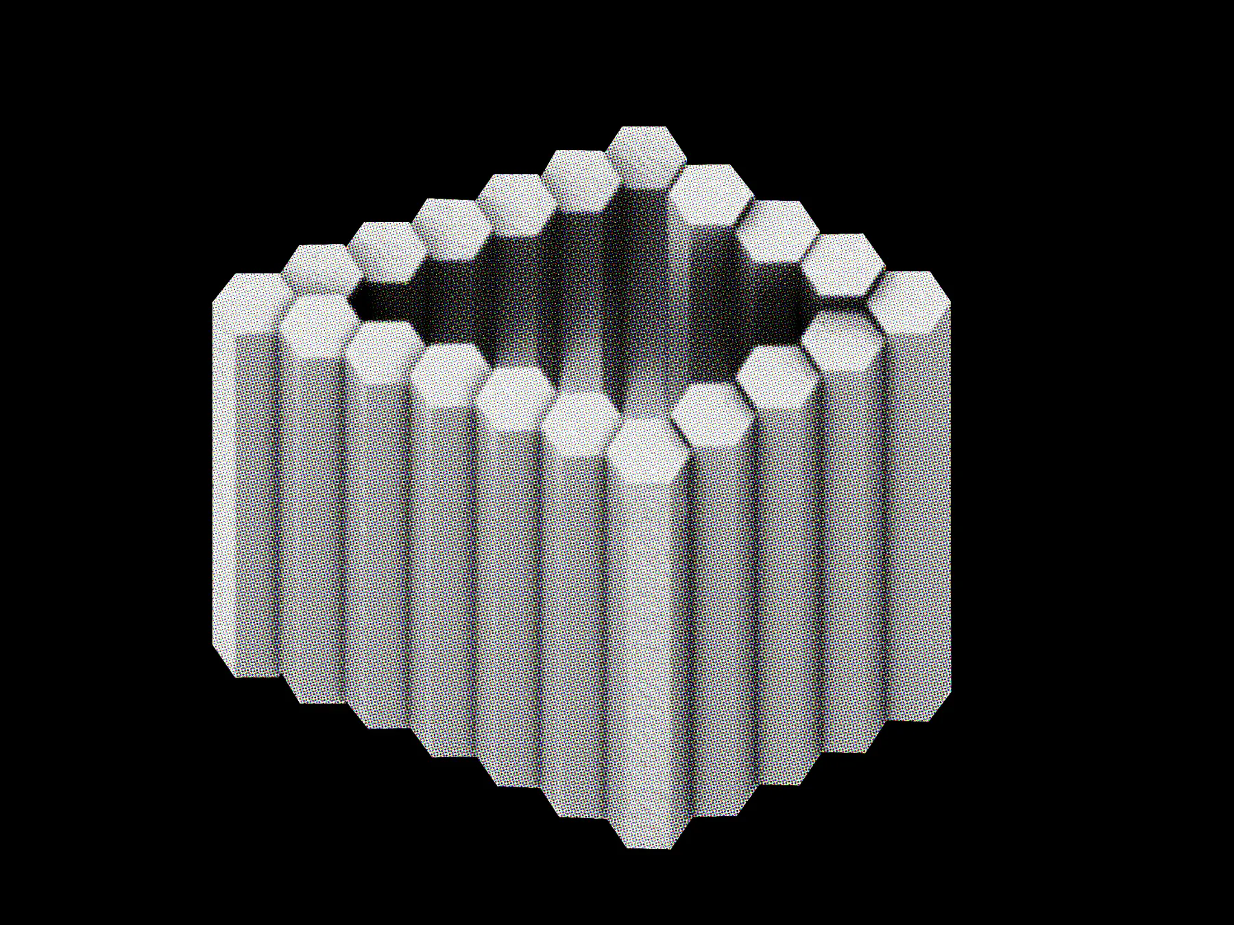 The towers, rendered