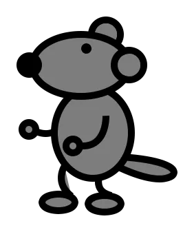 The mouse, walking