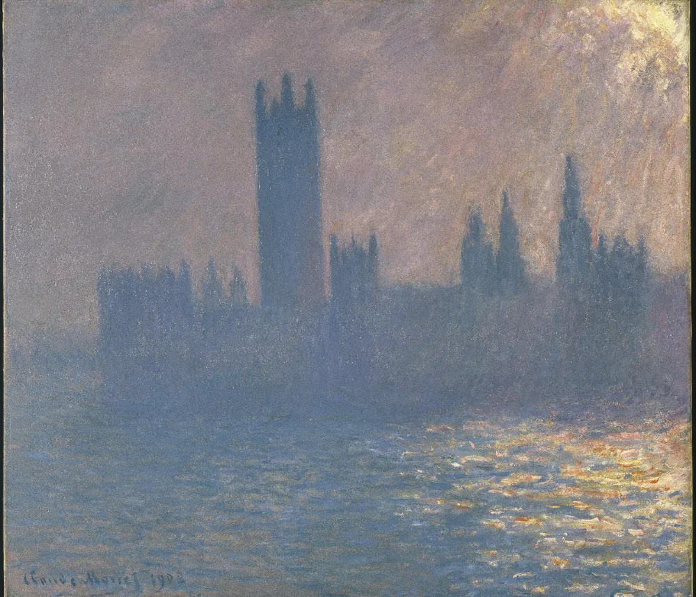 Houses of Parliament in the fog, Claude Monet, c. 1903