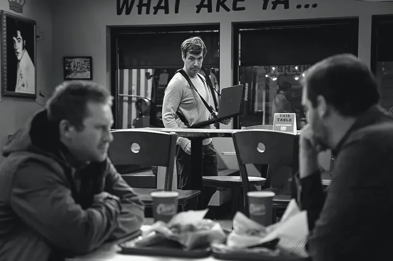 A still from The Rehearsal
